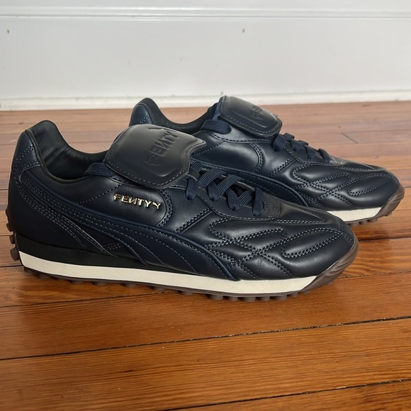 PUMA x Fenty Select Women’s Avanti L Fenty Leather Sneakers in Club Navy Size 9 - Picture 4 of 13